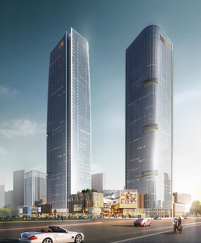 安徽合肥在建超高地标——由祥源城引领，恒大宝能摩天项目成遗憾