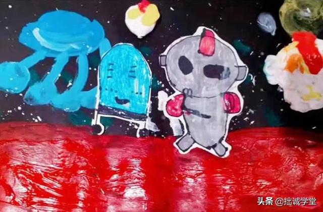 小小孩子的心里藏着一个怎样的奇妙世界拙诚学堂创意画展