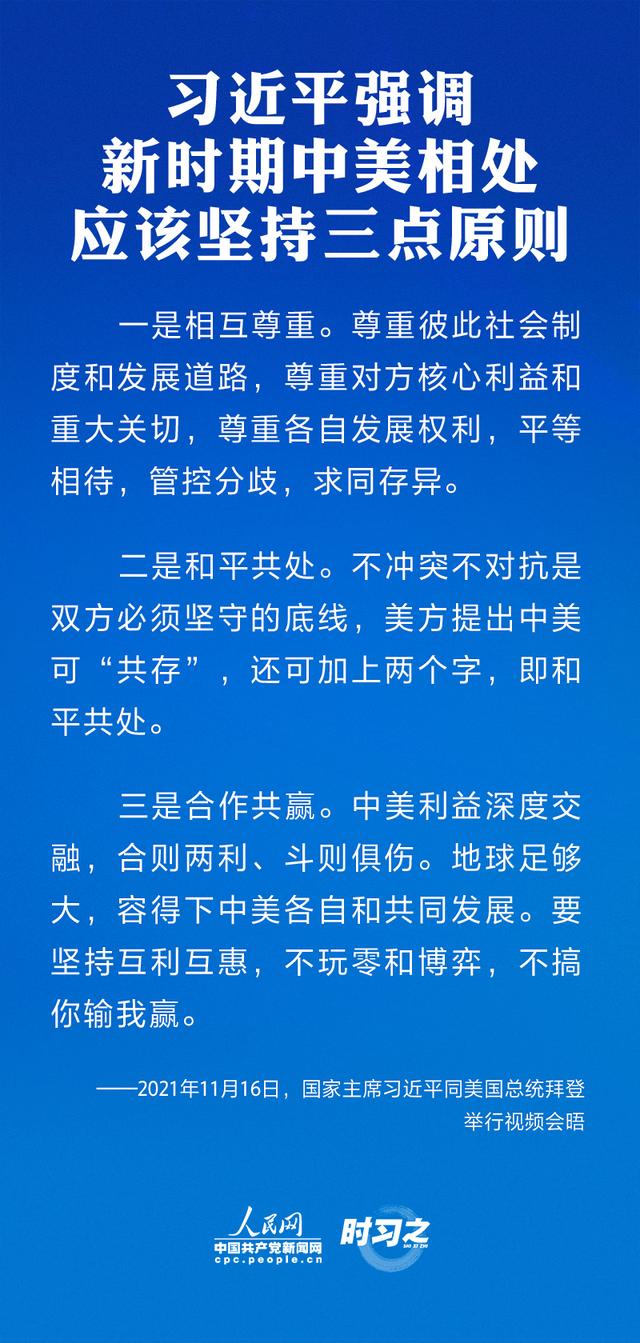 中美元首视频会晤，习近平同拜登谈了这些大事
