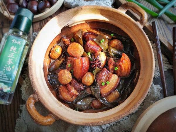 一道让月子妈妈口水直流的月子营养餐——板栗海带烧肉