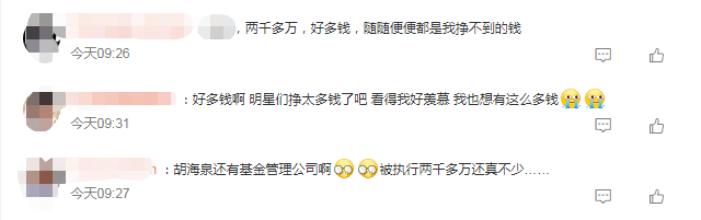 胡海泉出事？旗下公司突遭强制执行2000多万