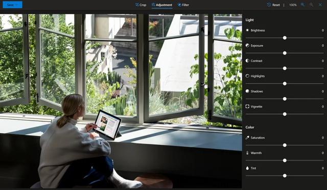 网页端OneDrive新增照片编辑功能：支持剪辑/调整/滤镜