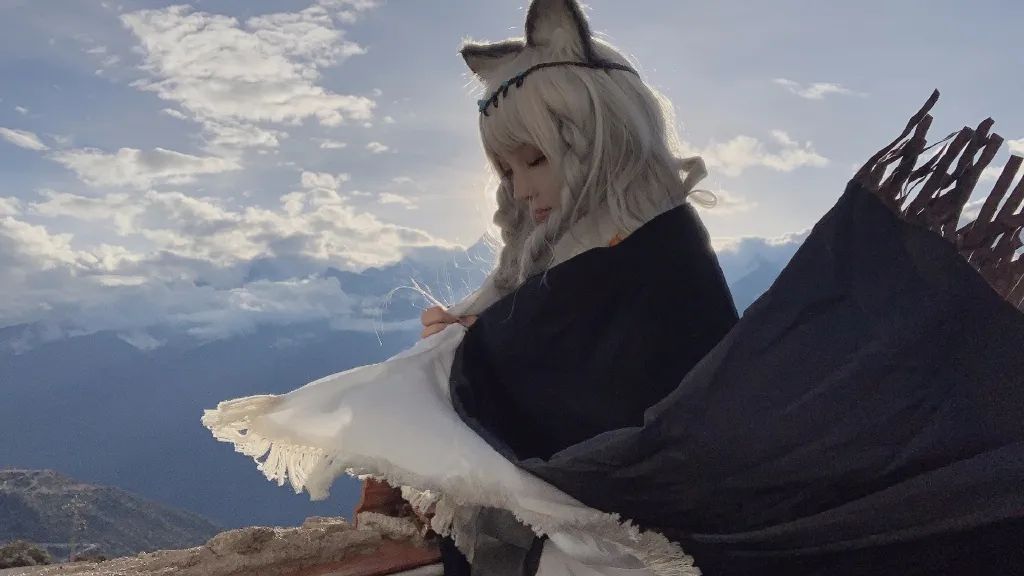cosplay – 《明日方舟》初雪（@M-D_Meter），兽耳娘小姐姐敲好看_图片 No.5