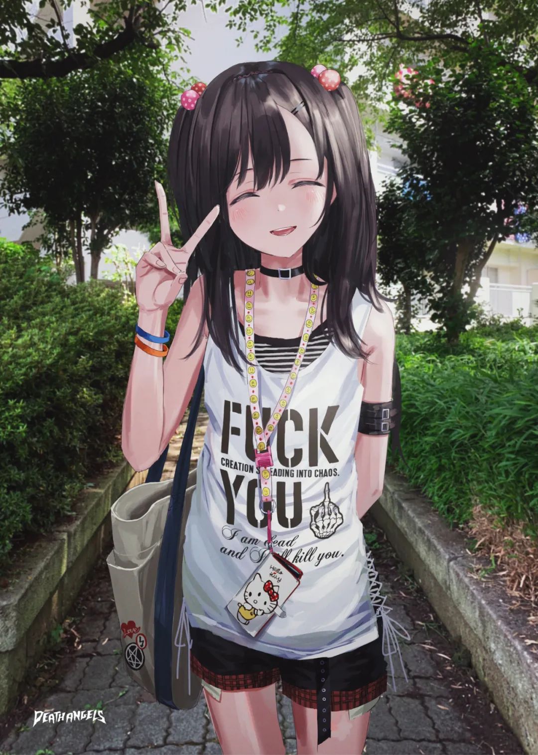 【P站美图】这位画师给美少女画的衣服好时尚啊！你喜欢吗？_图片 No.3