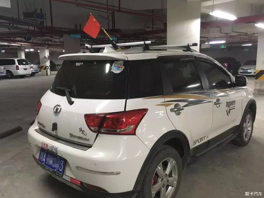车友俱乐部简单技术改装丨我来说说长城M4巧用行李架改装车台夹边天线