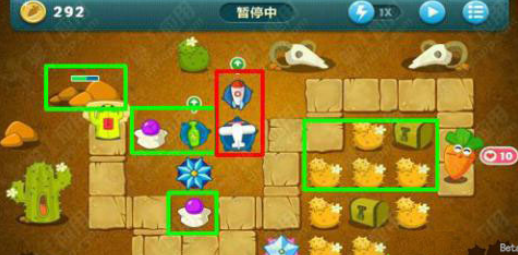保卫萝卜沙漠11金萝卜攻略