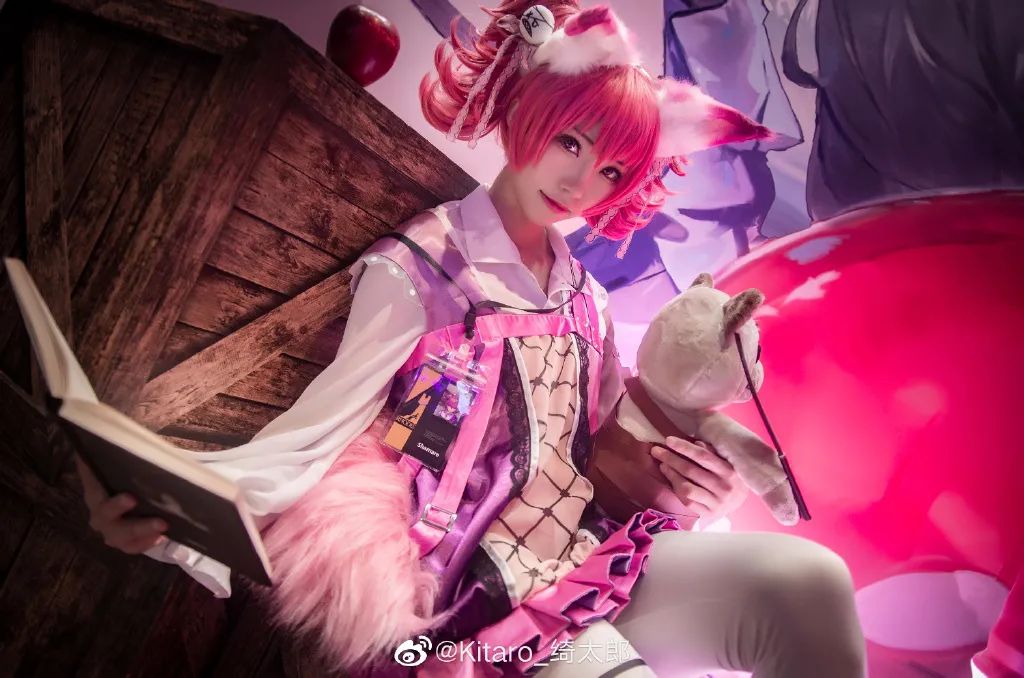 cosplay – 《明日方舟》巫恋(@Kitaro_绮太郎)，粉毛兽耳娘真nice_图片 No.8