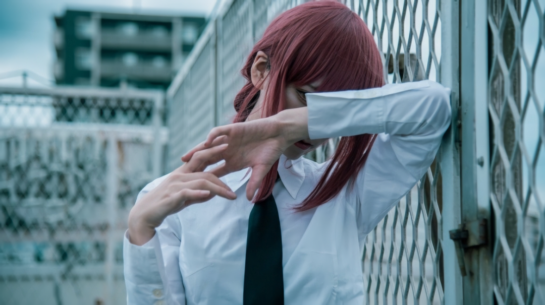 日本美少女Coser大佬Mame出的电锯人玛奇玛，大长腿可以说是超级还原了！_图片 No.4