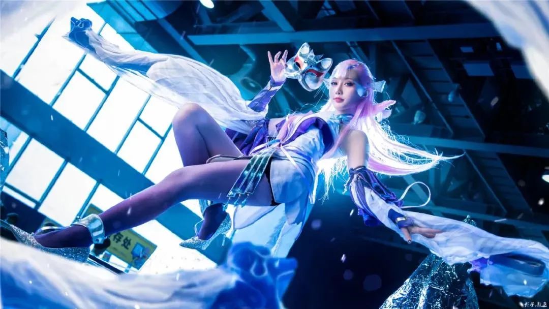 cosplay -《王者荣耀》貂蝉（@如月灰）,粉毛小姐姐魅惑一笑_图片 No.6