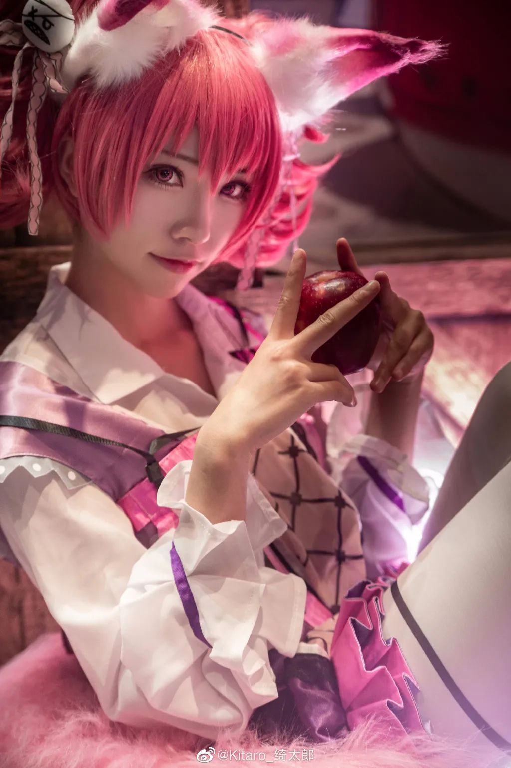 cosplay – 《明日方舟》巫恋(@Kitaro_绮太郎)，粉毛兽耳娘真nice_图片 No.9