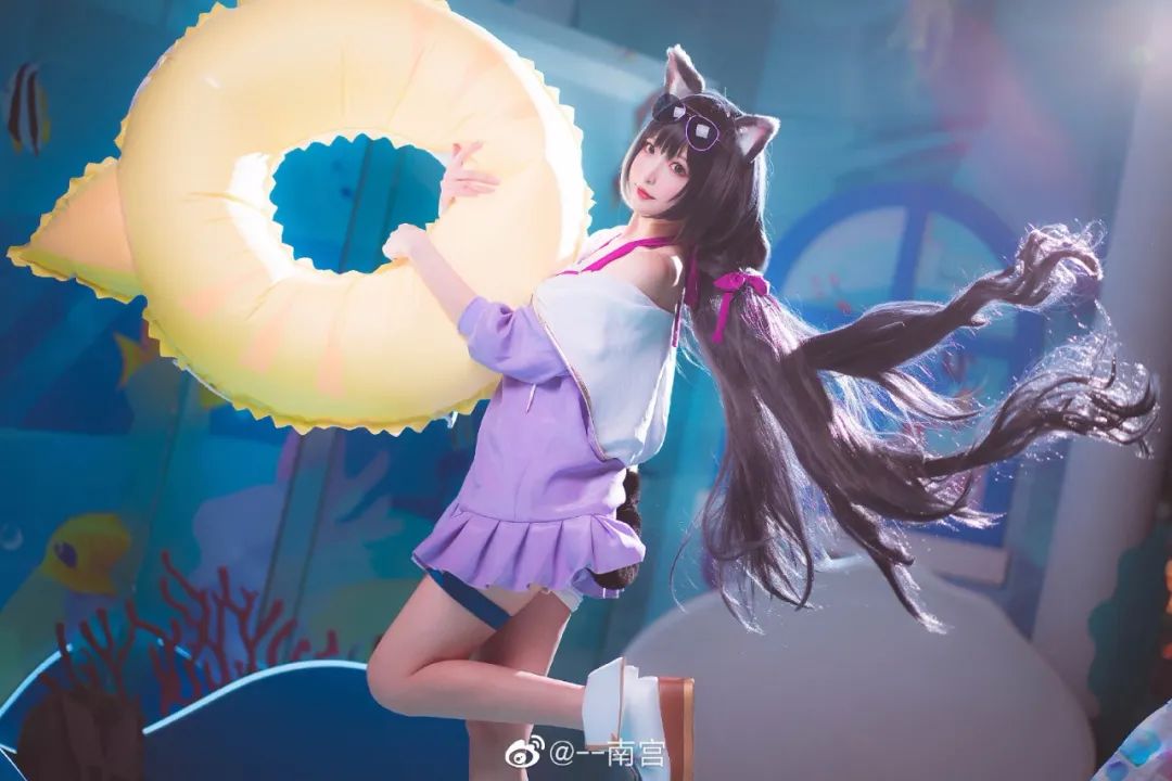 cosplay – 《公主连结》凯露（@–南宫），这泳装虽然保守了点，但也耐看_图片 No.1