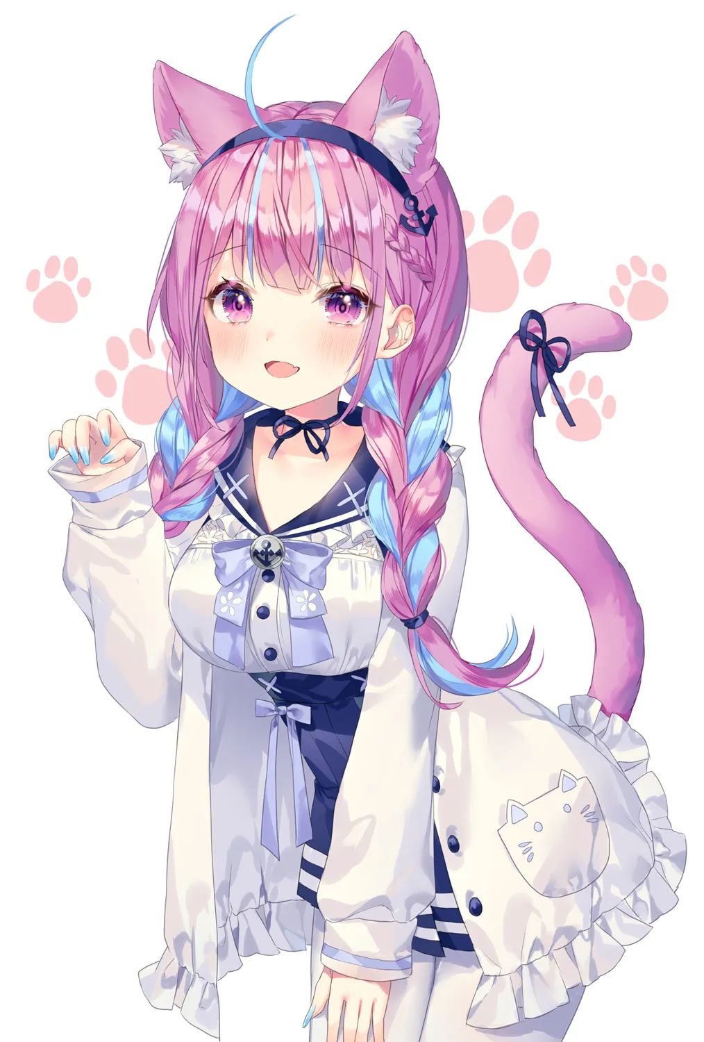 二次元美图分享 20期，猫娘萝莉，猛男顶不住_图片 No.1