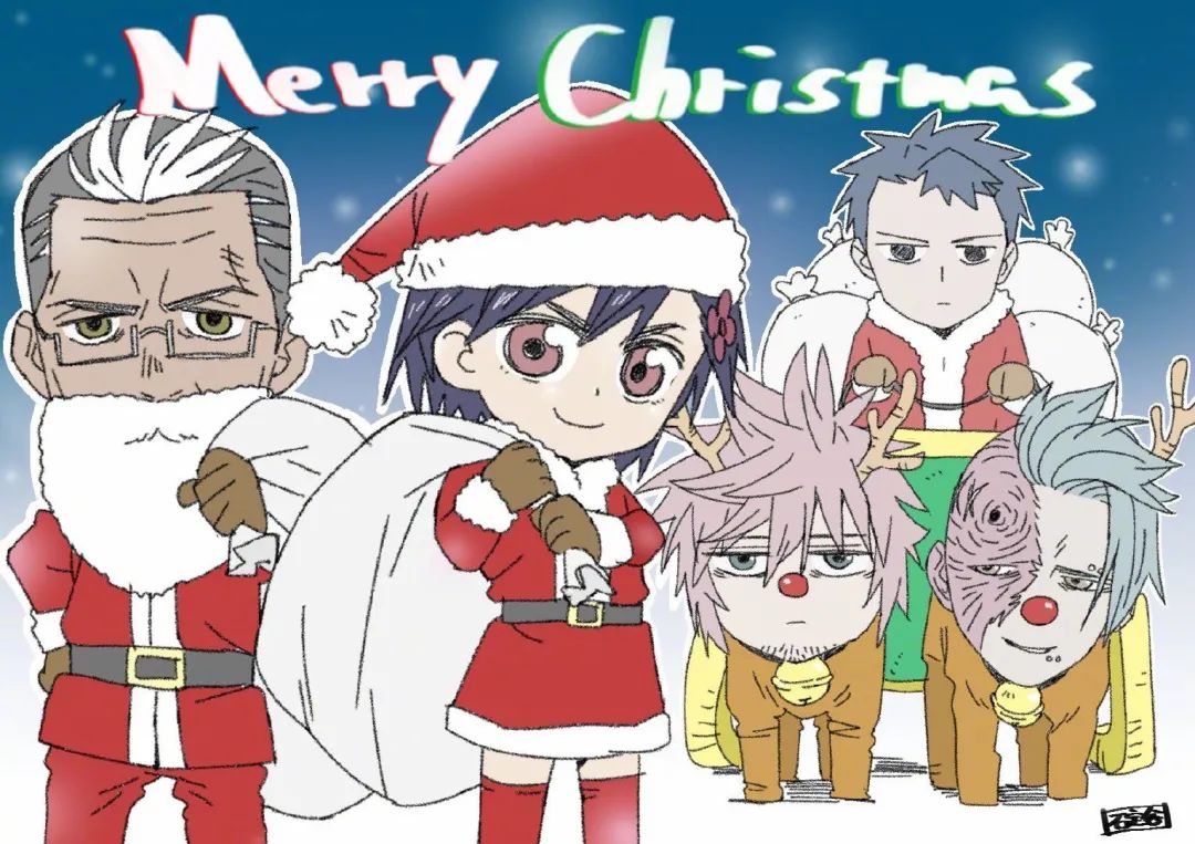 圣诞节来临！日本动画界2020年圣诞节贺图收集，VTuber言葉开播_图片 No.13