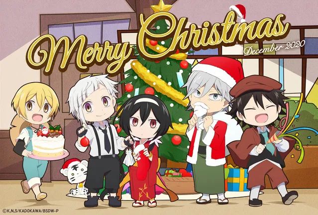 圣诞节来临！日本动画界2020年圣诞节贺图收集，VTuber言葉开播_图片 No.14