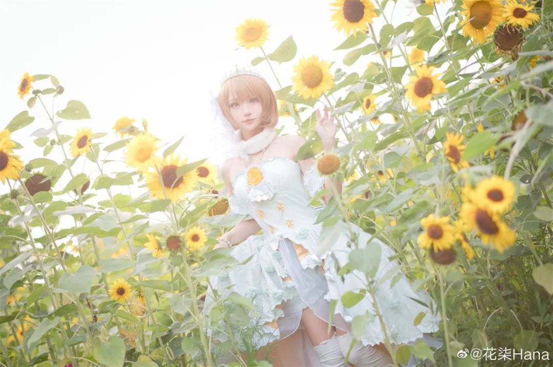 cosplay -《lovelive》小泉花阳(@花柒Hana)，花嫁服女孩美翻了_图片 No.5
