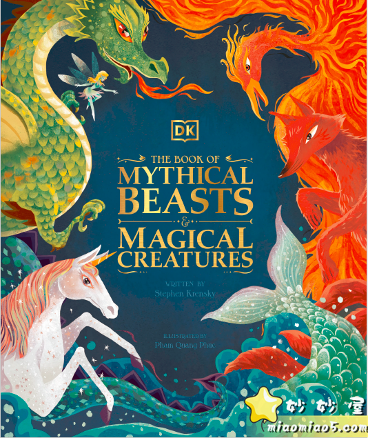 DK神兽奇兽记（DK The Book of Mythical Beasts and Magical Creatures ）电子书PDF，介绍神话中的生物，精美插画图片 No.1