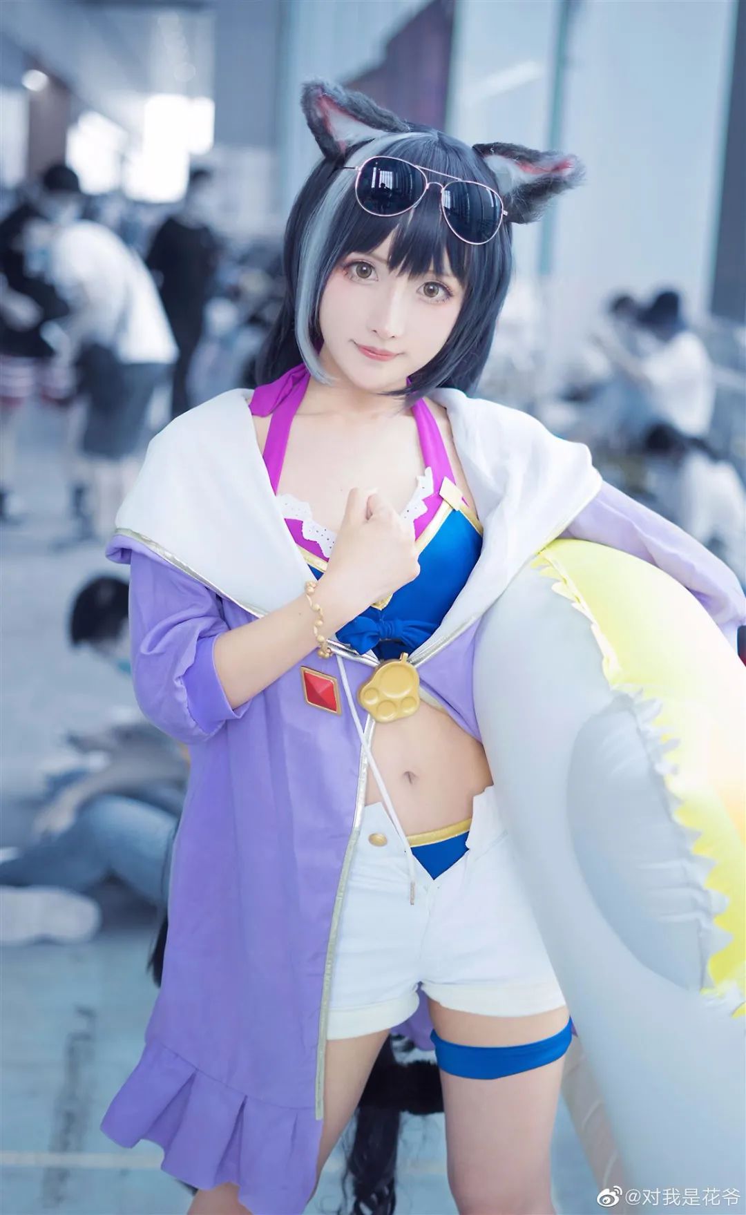 cosplay -《公主连结》凯露(@紫氯氯)，穿上泳衣一起去游泳吧_图片 No.2