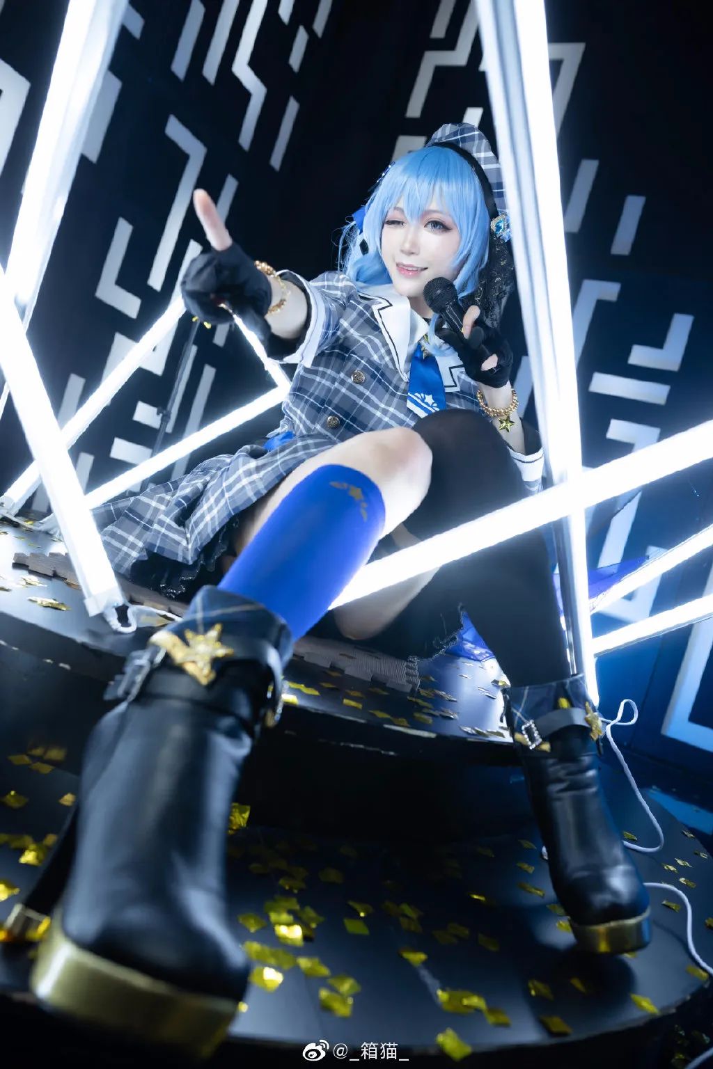 cosplay – hololive 星街彗星(@_箱猫_)，闪亮的偶像少女_图片 No.6