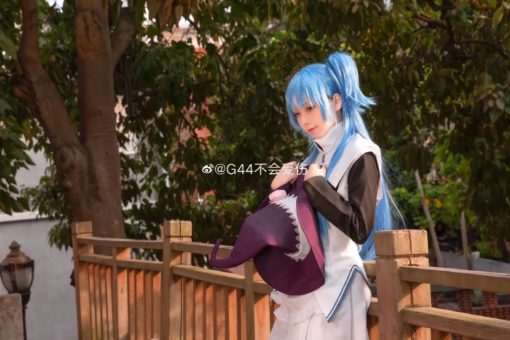cosplay -《末日时在做什么？有没有空？能够来拯救吗？》珂朵莉，蓝毛和紫毛小姐姐都能驾驭_图片 No.11