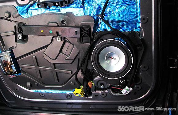 无损还原音质和原车 标致4008升级霸克两分频