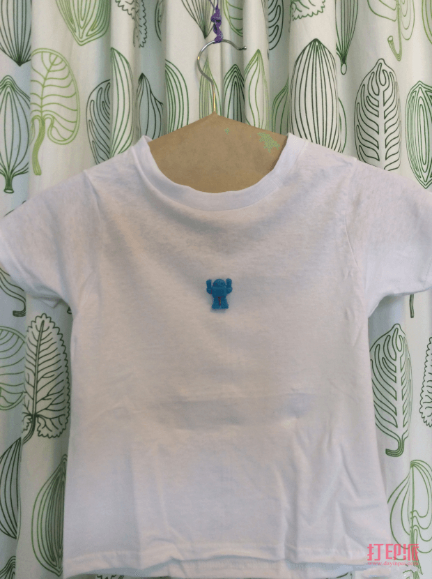 Let your summer are different, 3D print personal t-shirt pattern