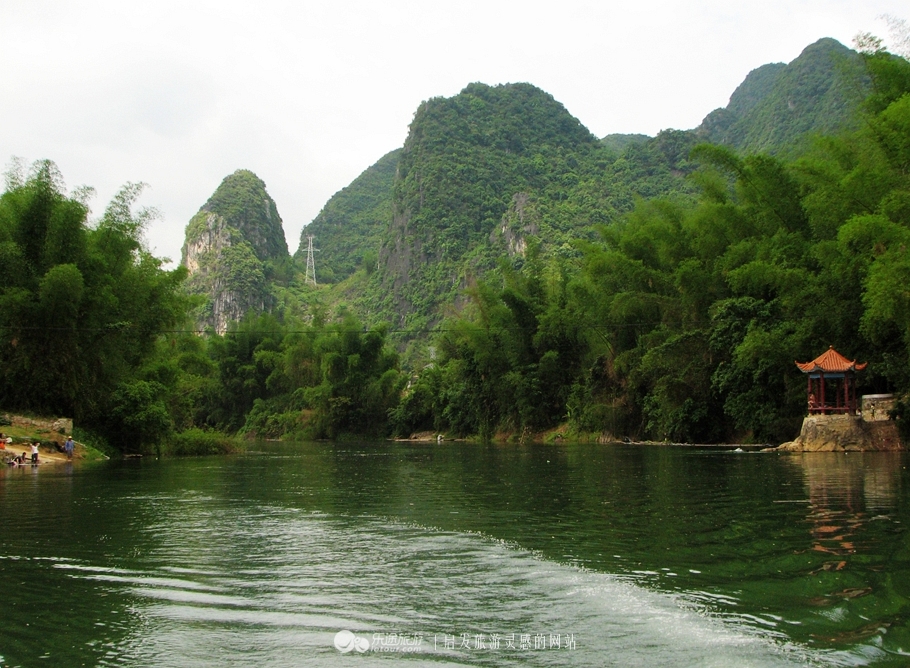 景色秀丽如小桂林，田东深藏着一条媲美漓江的龙须河