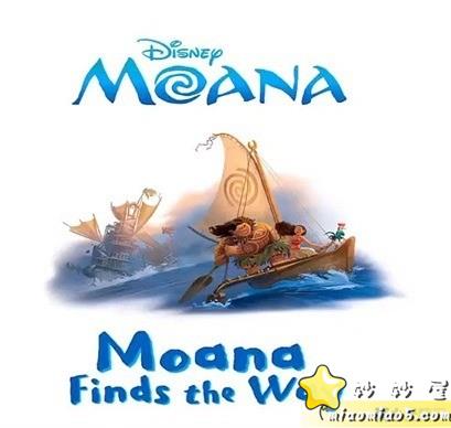 【双语绘本】迪士尼公主系列绘本-美人鱼：莫阿娜寻找道路 Moana Finds the Way 带精美插图图片 No.1