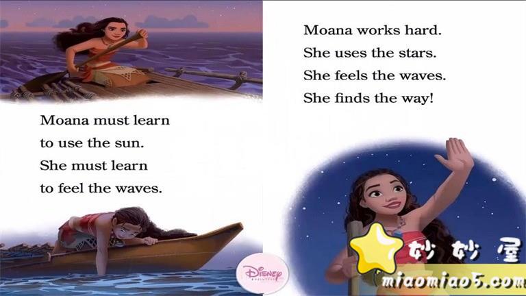 【双语绘本】迪士尼公主系列绘本-美人鱼：莫阿娜寻找道路 Moana Finds the Way 带精美插图图片 No.8