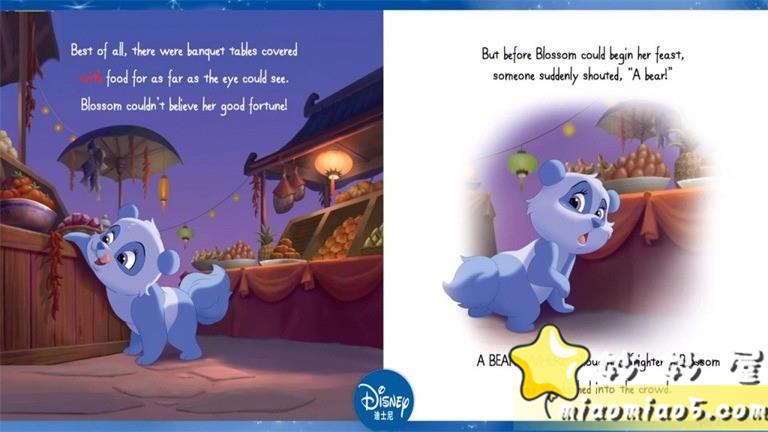 【双语绘本】迪士尼绘本之：蜜宝与木兰公主 Bossom, Mulan’s Panda 带精美插画图片 No.5