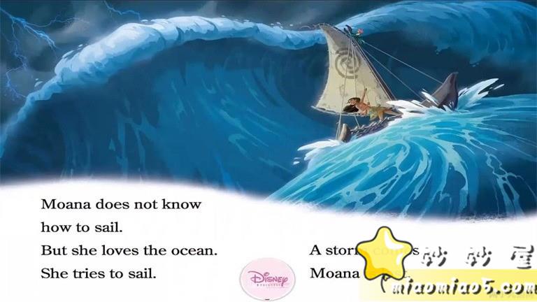 【双语绘本】迪士尼公主系列绘本-美人鱼：莫阿娜寻找道路 Moana Finds the Way 带精美插图图片 No.6