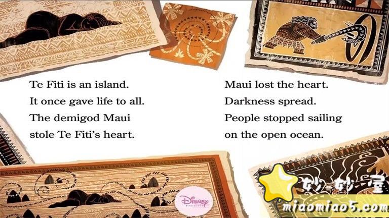 【双语绘本】迪士尼公主系列绘本-美人鱼：莫阿娜寻找道路 Moana Finds the Way 带精美插图图片 No.15