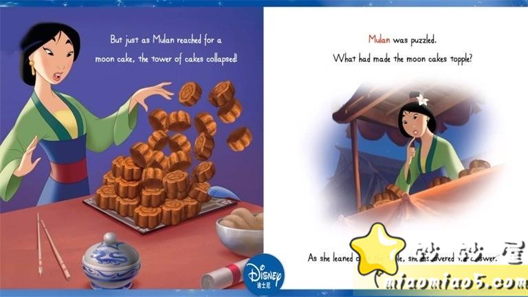 【双语绘本】迪士尼绘本之：蜜宝与木兰公主 Bossom, Mulan’s Panda 带精美插画图片 No.9