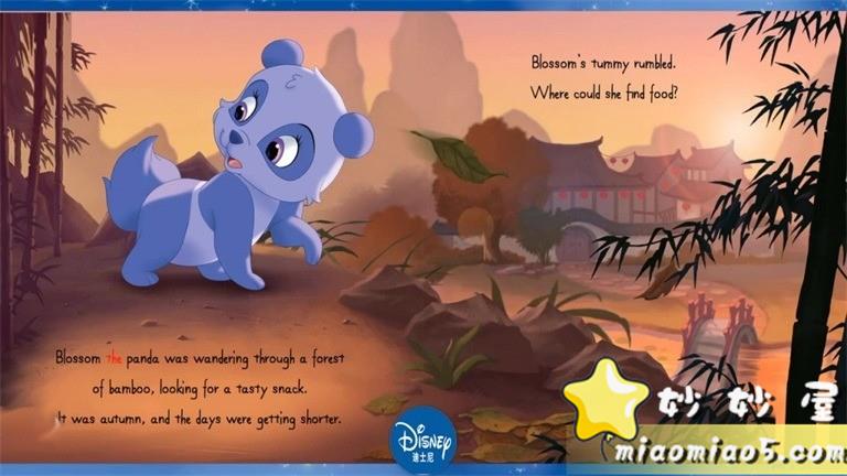 【双语绘本】迪士尼绘本之：蜜宝与木兰公主 Bossom, Mulan’s Panda 带精美插画图片 No.2