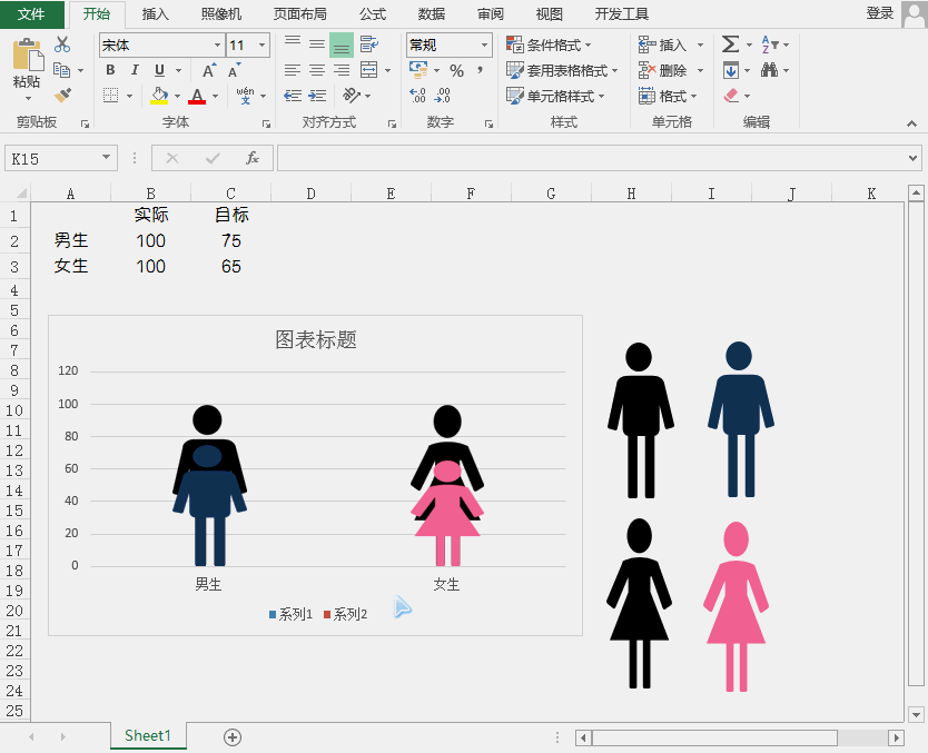 原来，Excel还可以这么做柱形图