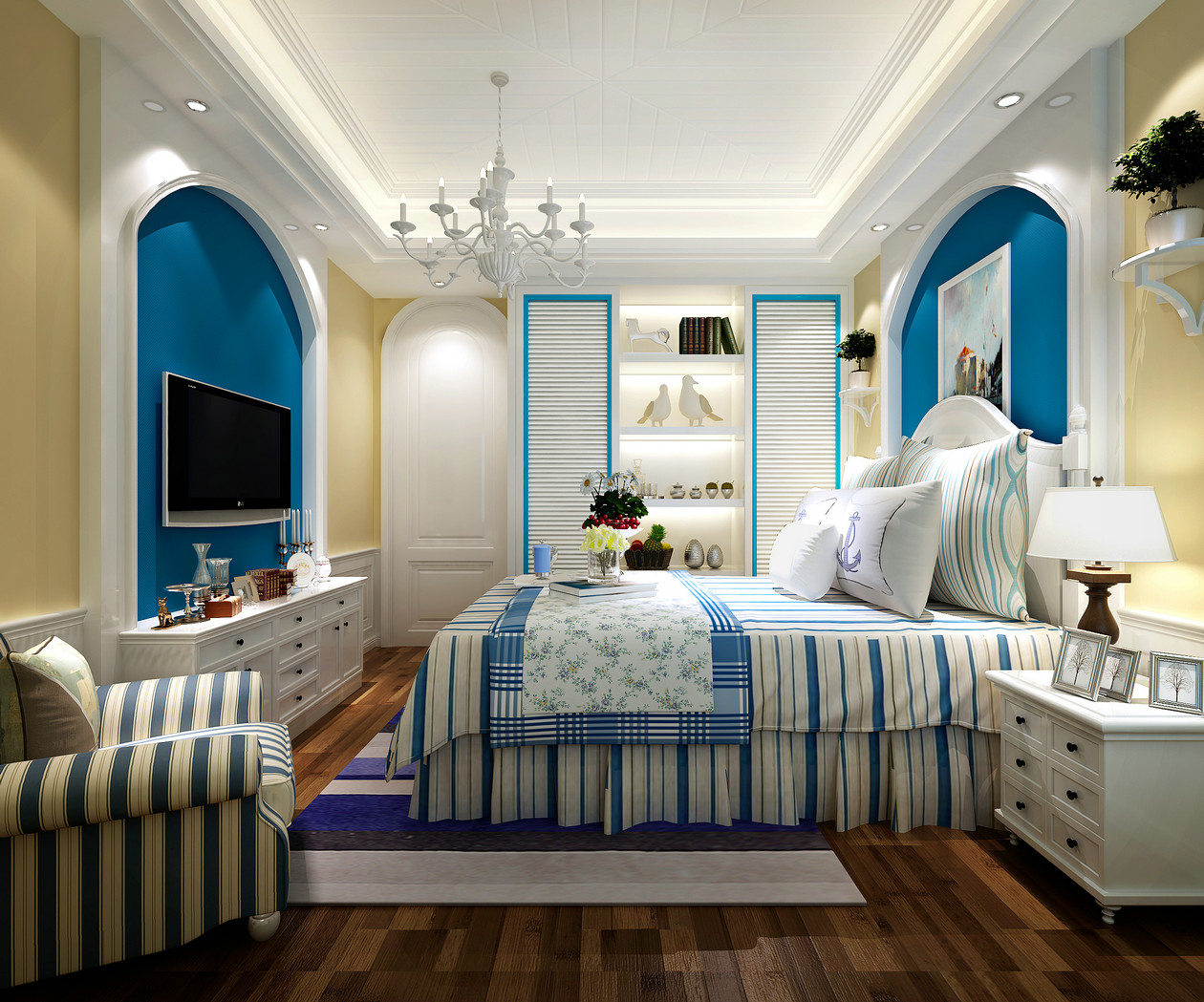 有品位的人都喜歡的 一百多張八種臥室裝潢風格效果圖