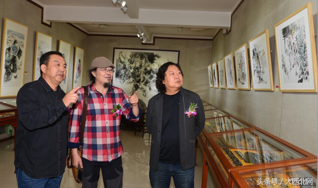 陇上三杰徐新平、白恩平、李卫东中国画展隆重举行举办