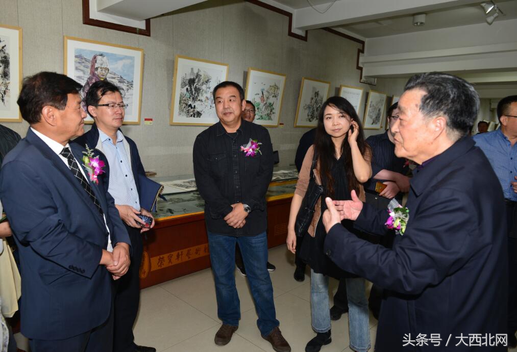 陇上三杰徐新平、白恩平、李卫东中国画展隆重举行举办