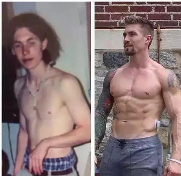 我的前半生：萎靡吸毒男，我的後半生：肌肉健身型男