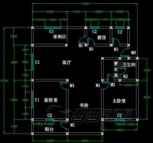 五个步骤教你绘制CAD室内平面图，错过是你的损失