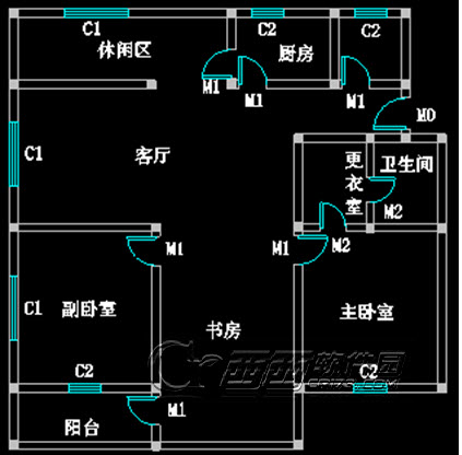 五个步骤教你绘制CAD室内平面图，错过是你的损失