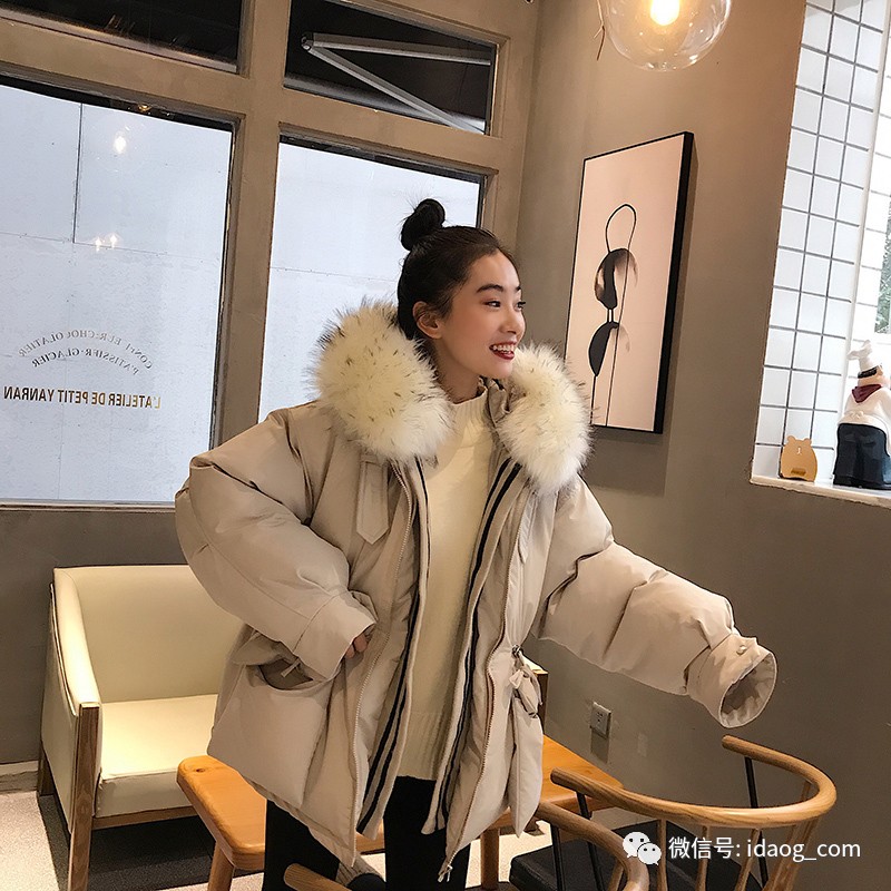 短款原宿风棉服，小个MM穿显瘦又显高！