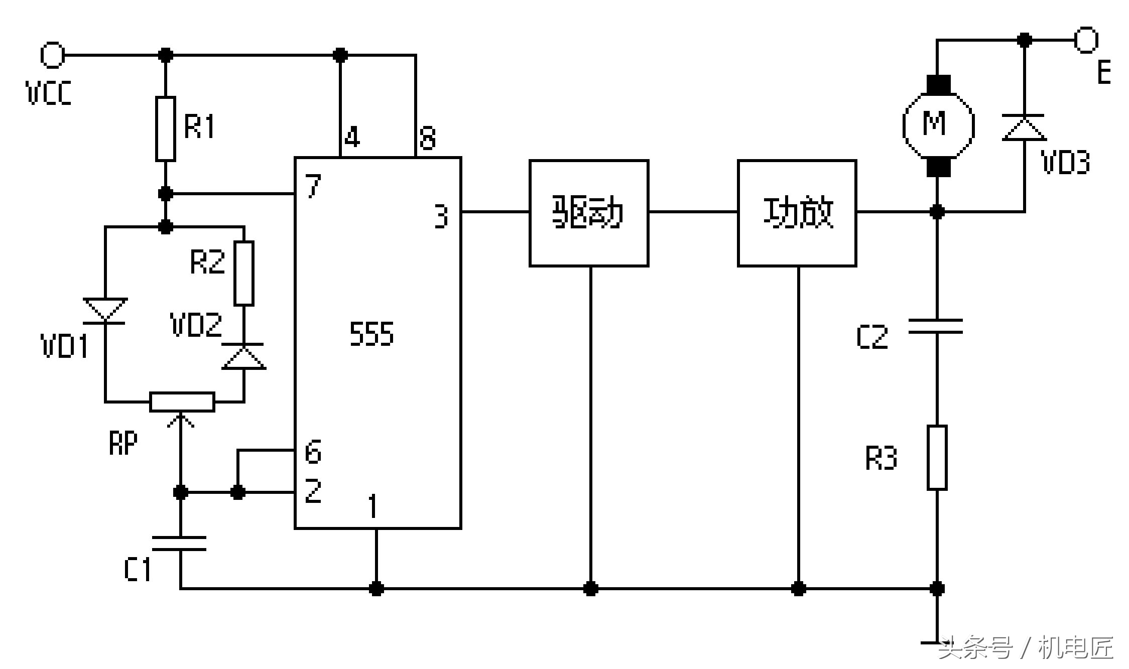 pwm直流电机调速器仿真图直流pwm调速原理