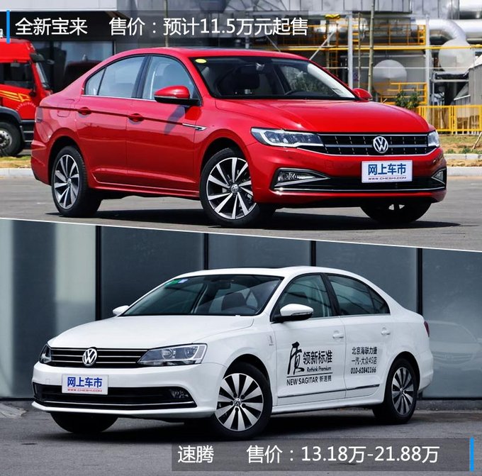 比速腾还大！新宝来6月底开卖 售价11.5万元起