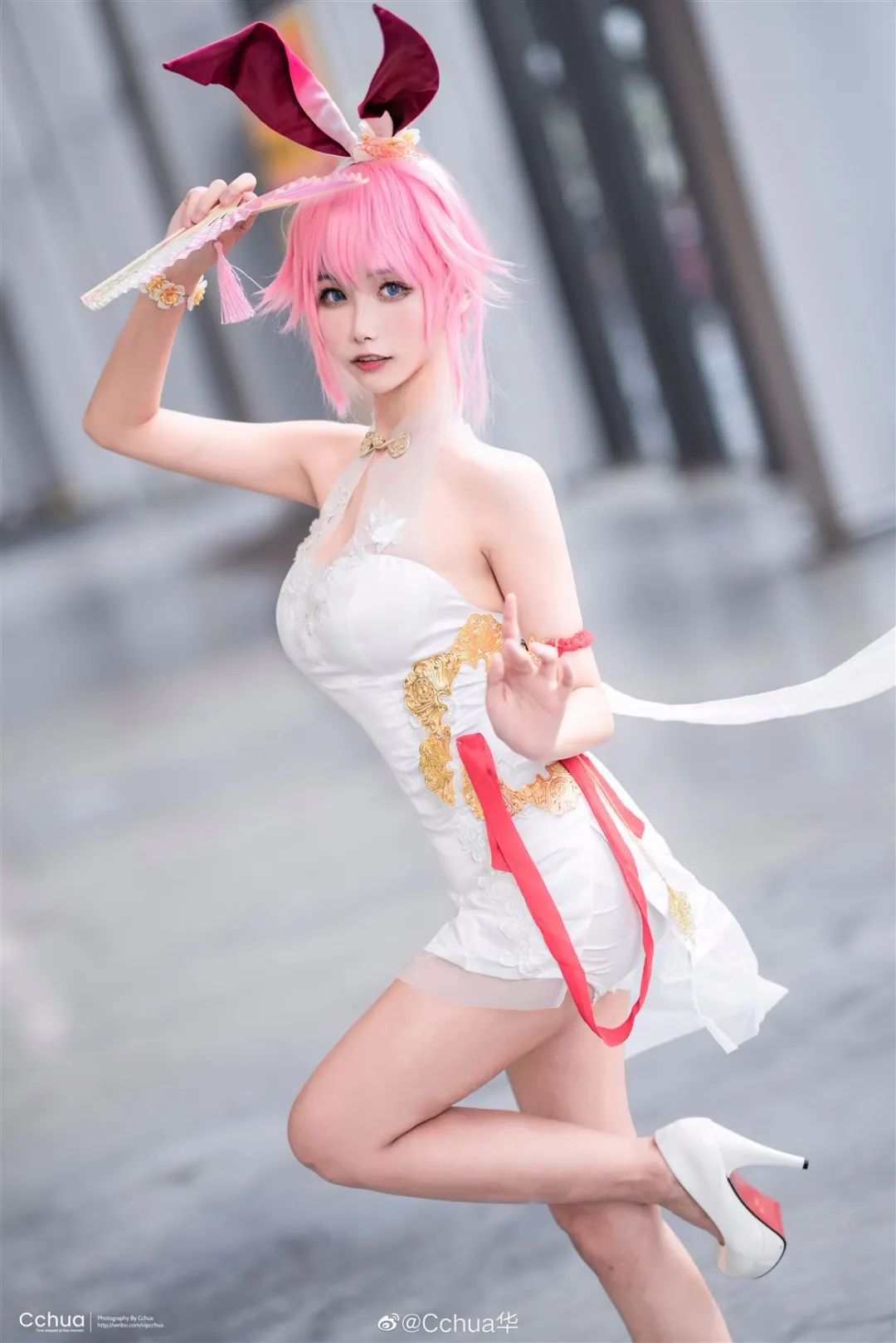 cosplay – 崩坏系列 八重樱（@Momoko葵葵），超级长腿高跟鞋，灵气十足_图片 No.1