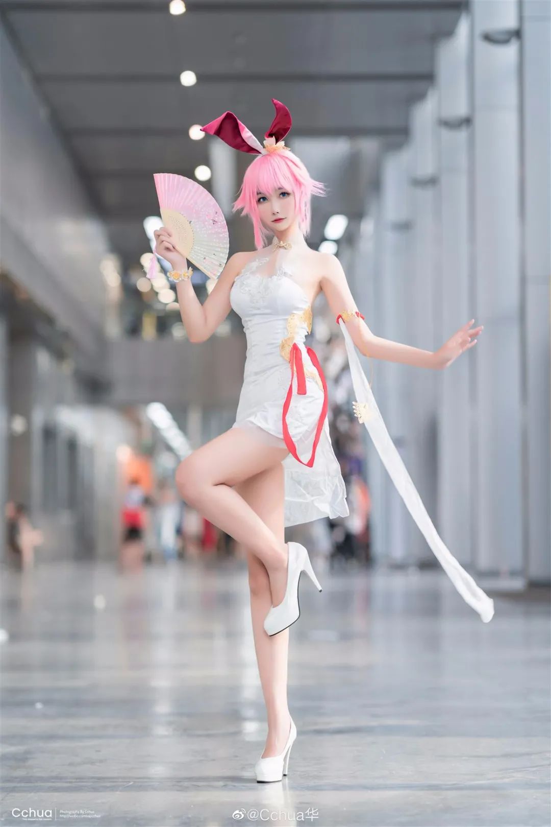 cosplay – 崩坏系列 八重樱（@Momoko葵葵），超级长腿高跟鞋，灵气十足_图片 No.3