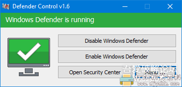 [Windows]一键关闭windows defender利器 WdControl 1.6.0 配图 No.2