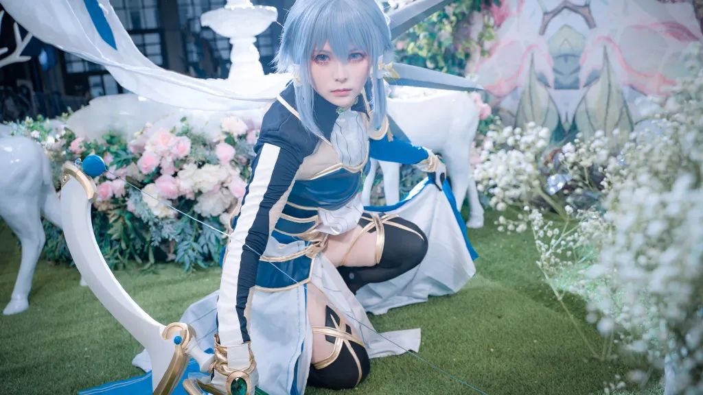 cosplay -《刀剑神域》诗乃(@w百合欧皇子w)_图片 No.2