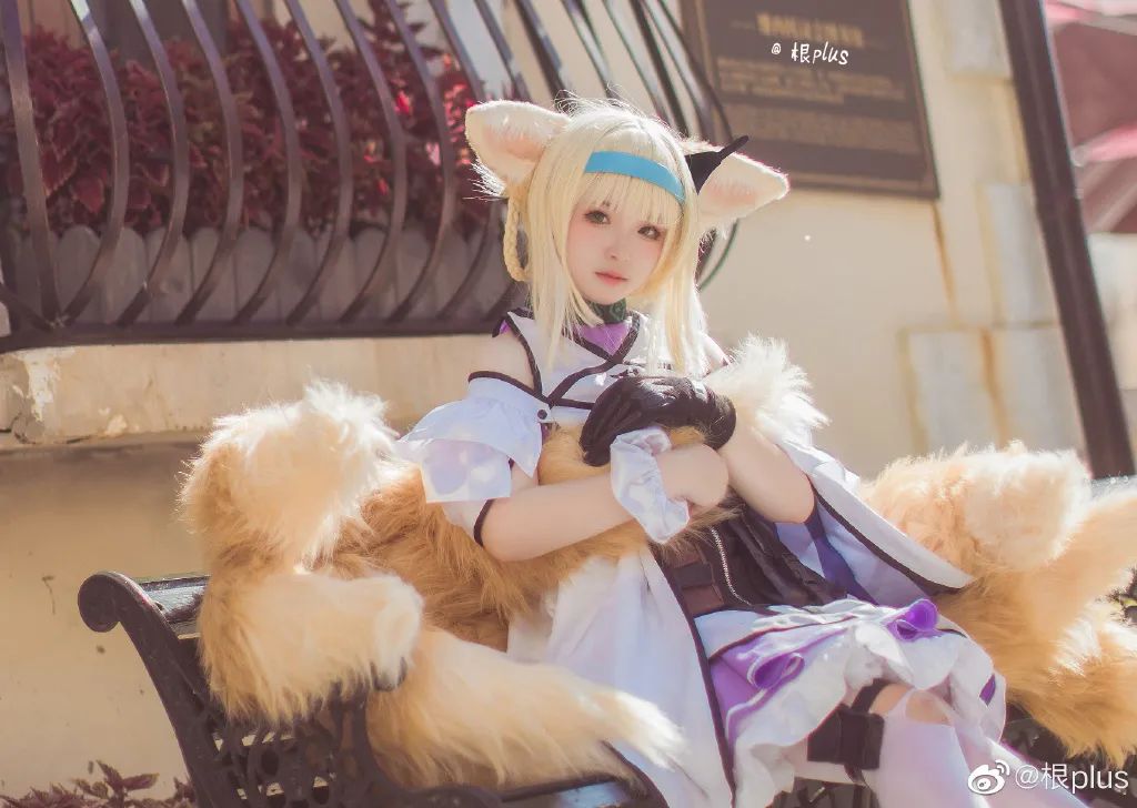 cosplay -《明日方舟》铃兰(@根plus)，兽耳娘小姐姐可爱又迷人_图片 No.8