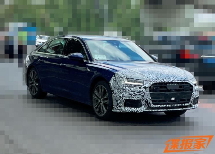 新款奥迪A6L谍照曝光，造型设计优雅大气，你期待它上市吗？