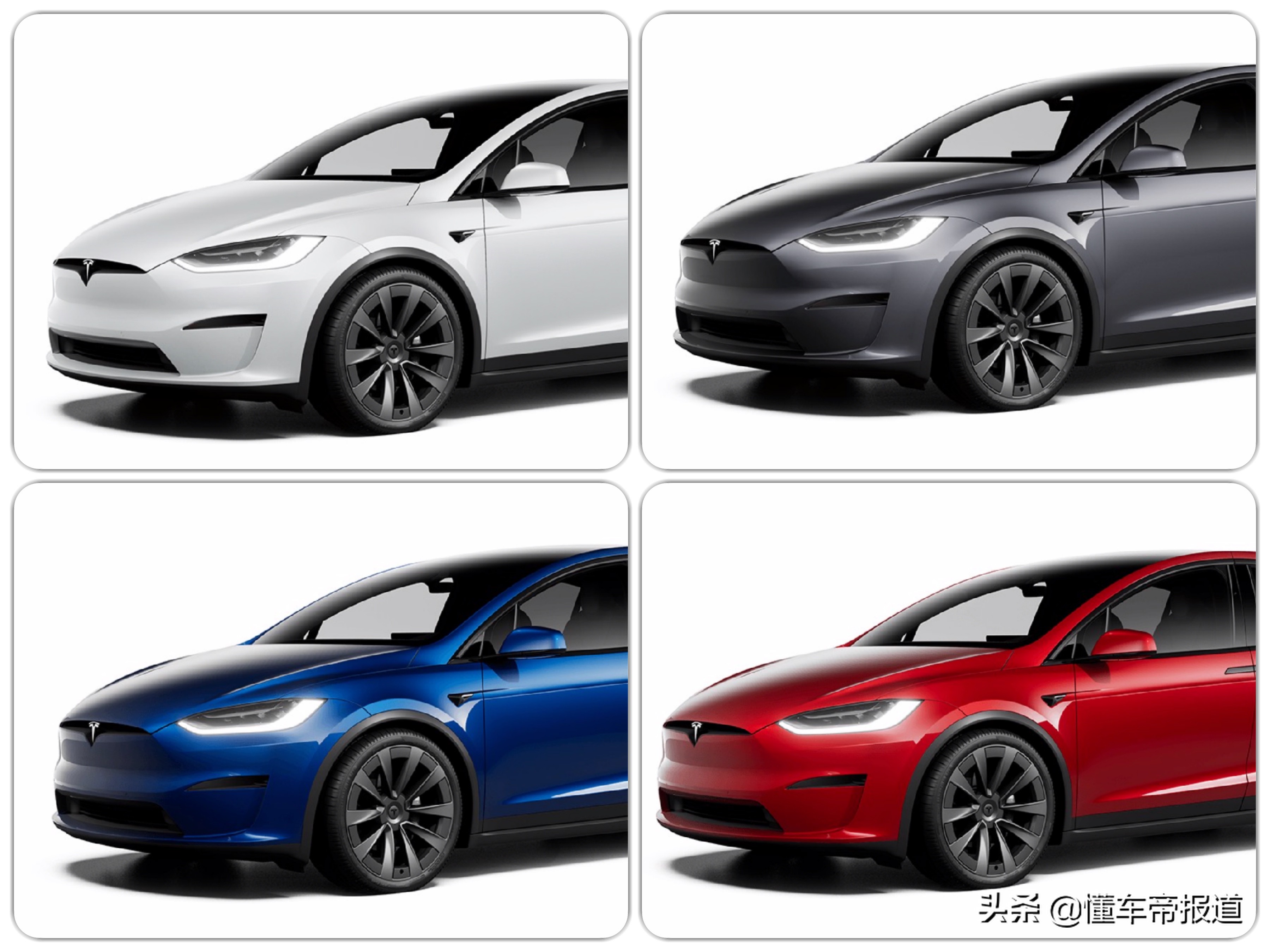 新车｜特斯拉新款MODEL X官图解析，相比老款有哪些变化？